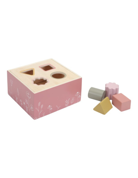 Shape sorter - cubotto con forme ad incastro - Wild Flowers