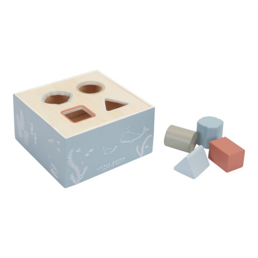 Shape sorter - cubotto con forme ad incastro - Ocean