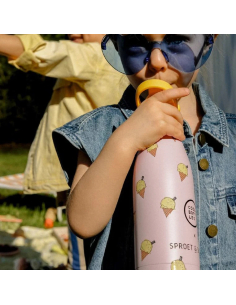 Borraccia Termica in acciaio inossidabile 350 ml - SPRT& Pink Scoop 2