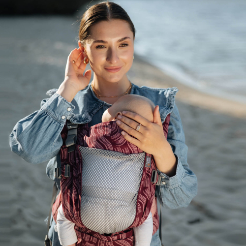 Marsupio Ergonomico regolabile - ONE 0-24 mesi - Coral