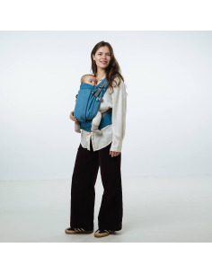 Marsupio Ergonomico regolabile - ONE 0-24 mesi - Denim 2