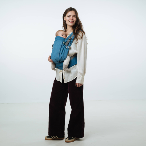 Marsupio Ergonomico regolabile - ONE 0-24 mesi - Denim