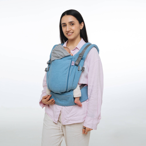 Marsupio Ergonomico regolabile - ONE 0-24 mesi - Light Denim
