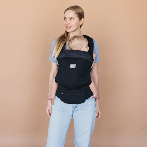 Marsupio Ergonomico regolabile - AIR X 4-36 mesi - Nero