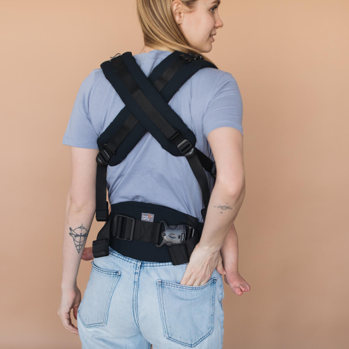 Marsupio Ergonomico regolabile - AIR X 4-36 mesi - Nero