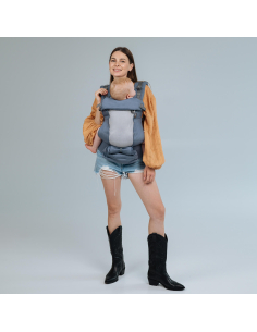 Marsupio Ergonomico regolabile - AIR X 4-36 mesi - Haze