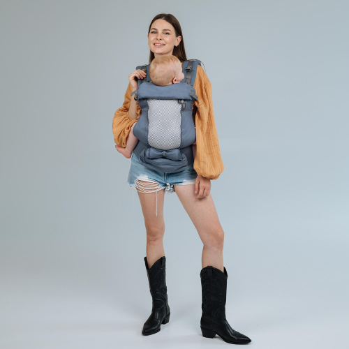 Marsupio Ergonomico regolabile - AIR X 4-36 mesi - Haze