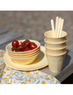 Piatto piano 21cm - Giallo 2