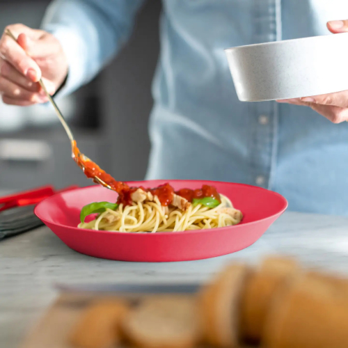 Piatto fondo 24cm - Rosa Corallo