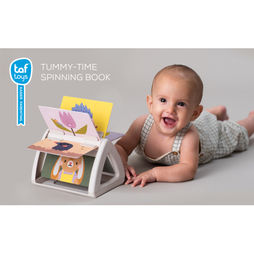 Libro rotante ad alto contrasto - Tummy Time