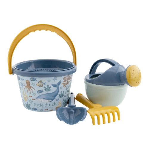 Set da spiaggia 5 pezzi con paletta e secchiello Ocean World