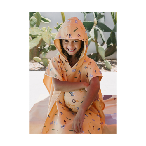 Poncho Spiaggia Wild animals