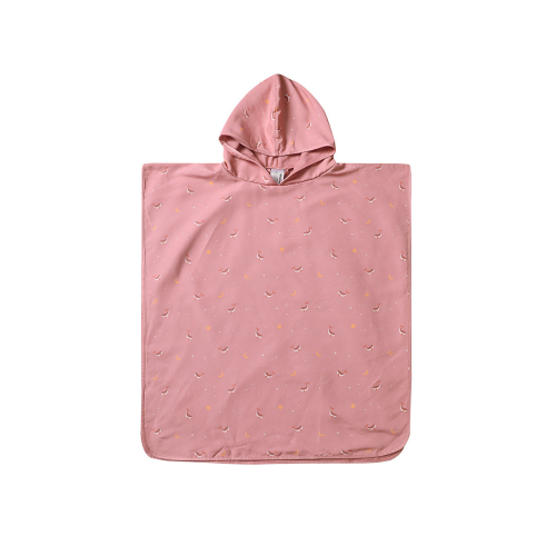 Poncho Spiaggia Pink Whale