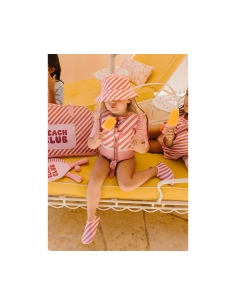 Cappello Reversibile Stripes Bloom & Blush 2