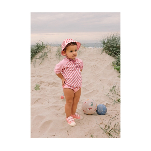 Cappello Reversibile Stripes Bloom & Blush