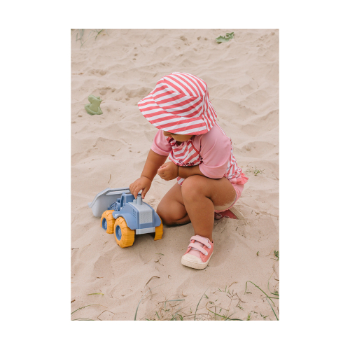 Cappello Reversibile Stripes Bloom & Blush