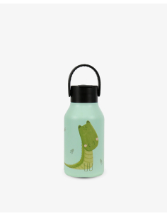 Borraccia termica in acciaio inox 350 ml con cannuccia coperta - Alligator