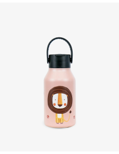 Borraccia termica in acciaio inox 350 ml con cannuccia coperta - Lion