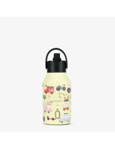 Borraccia termica in acciaio inox 350 ml con cannuccia coperta - Road