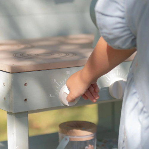 Cucina in legno rosa – gioco educativo per piccoli chef
