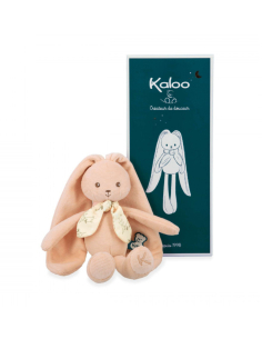 Peluche CONIGLIETTO Pesca 25CM con elegante scatola