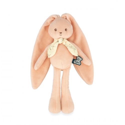 Peluche CONIGLIETTO Pesca 25CM con elegante scatola