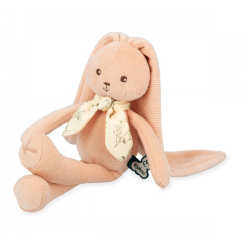 Peluche CONIGLIETTO Pesca 25CM con elegante scatola