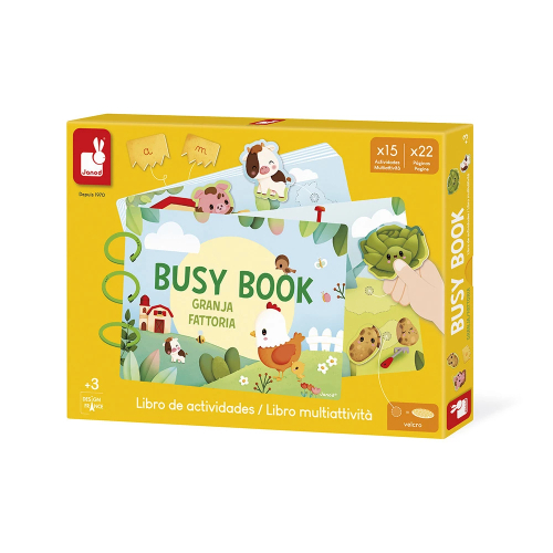 Busy-book in cartone - La fattoria