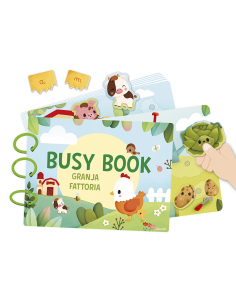 Busy-book in cartone - La fattoria