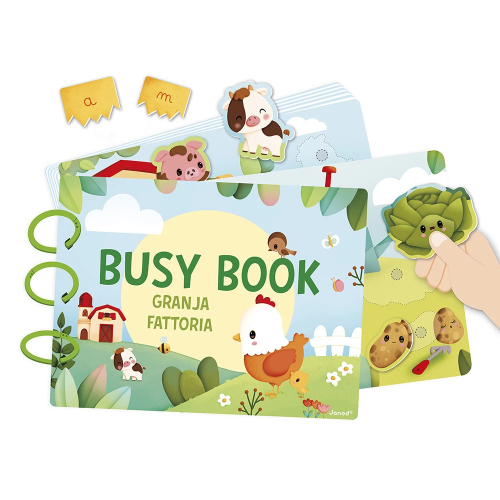 Busy-book in cartone - La fattoria
