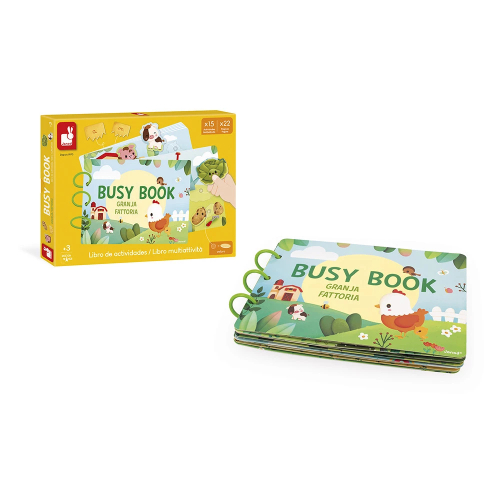 Busy-book in cartone - La fattoria
