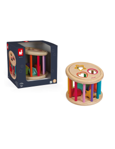 Cilindro con forme e colori in legno 2
