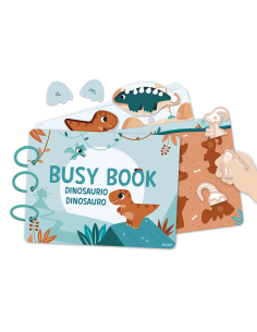 Busy-book in cartone - Dino