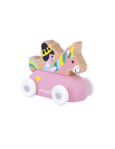 Macchinina in legno - Principessa