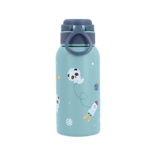 Borraccia Termica Acciaio - Pandas in Space 500ml