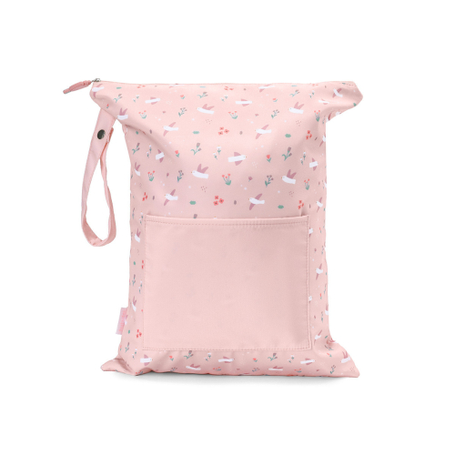 Borsa Impermeabile Grande - Blossom Birds - Personalizzabile