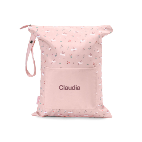 Borsa Impermeabile Grande - Blossom Birds - Personalizzabile