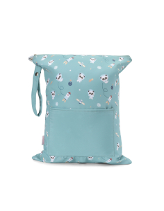 Borsa Impermeabile Grande - Pandas in Space - Personalizzabile