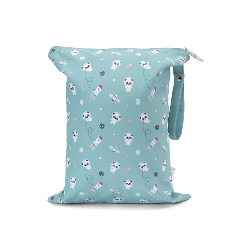 Borsa Impermeabile Grande - Pandas in Space - Personalizzabile