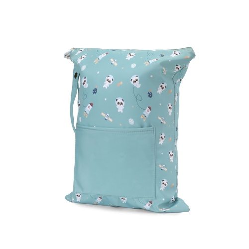 Borsa Impermeabile Grande - Pandas in Space - Personalizzabile