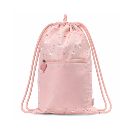 Sacco zainetto impermeabile - Blossom Birds - Personalizzabile