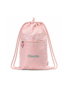 Sacco zainetto impermeabile - Blossom Birds - Personalizzabile 2
