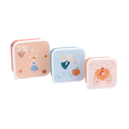 Set di 3 Scatoline Snack - Mouse Fairies