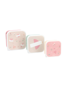 Set di 3 Scatoline Snack - Blossom Birds