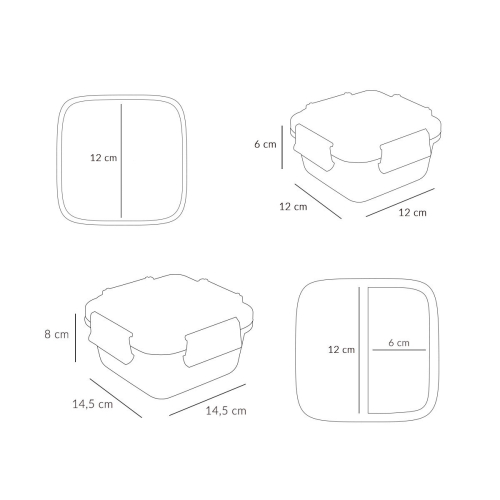 Lunch Box Grande - Planes - Personalizzabile