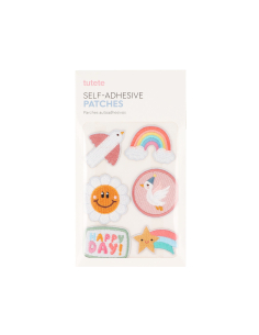 Set Toppe Ricamate Autoadesive - Happy Day