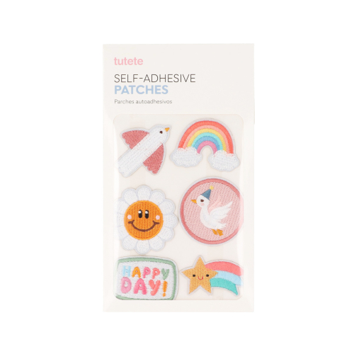 Set Toppe Ricamate Autoadesive - Happy Day