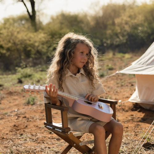 Chitarra in legno rosa – Safari Friends