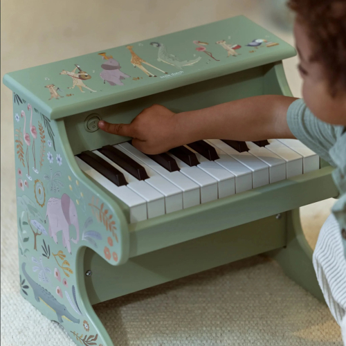 Pianoforte in legno verde – Safari Friends