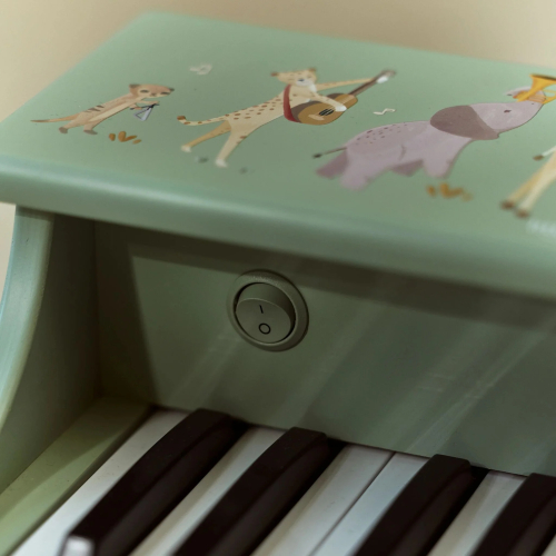 Pianoforte in legno verde – Safari Friends